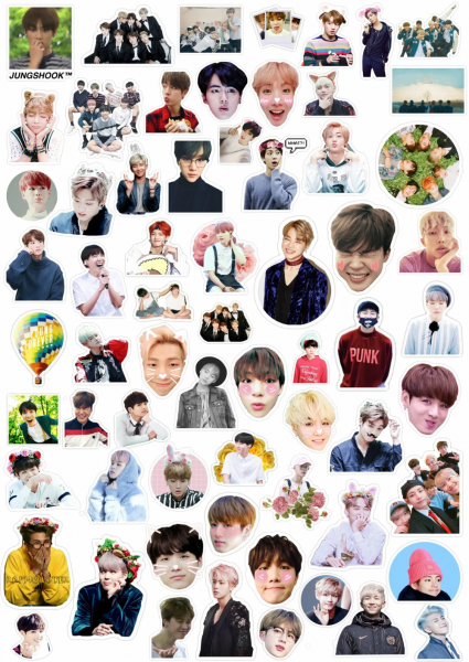 Наклейки БТС BTS