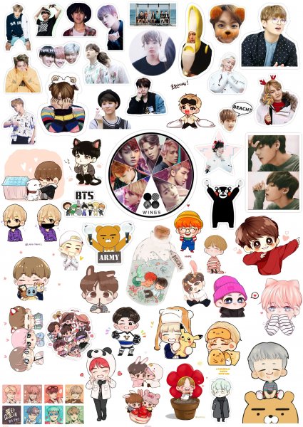 Стикеры БТС