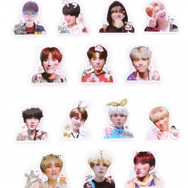 Наклейки БТС Тэхен набор