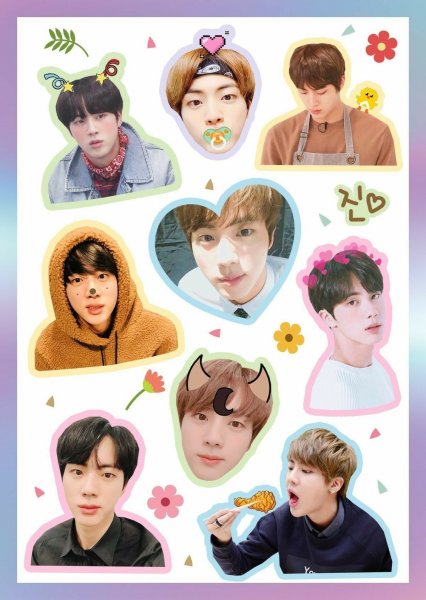 Наклейки Джин BTS