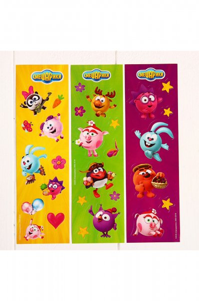 Набор наклеек Смешарики