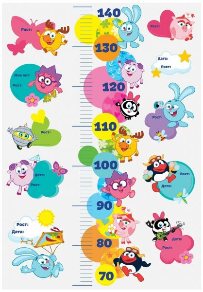 Альбом 100 наклеек Смешарики