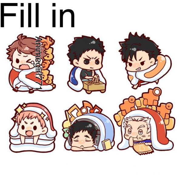 Haikyuu Чиби Стикеры