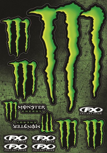 Наклейки на мотоцикл монстр Энерджи