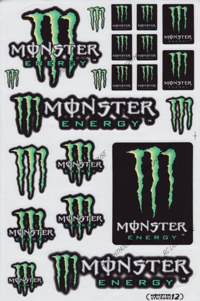 Стикеры монстр Энерджи
