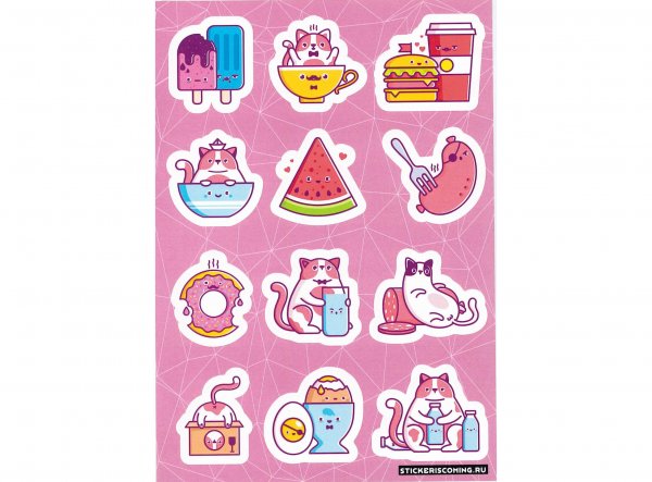 Наклейки для распечатки большие