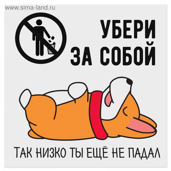 Поел убери за собой