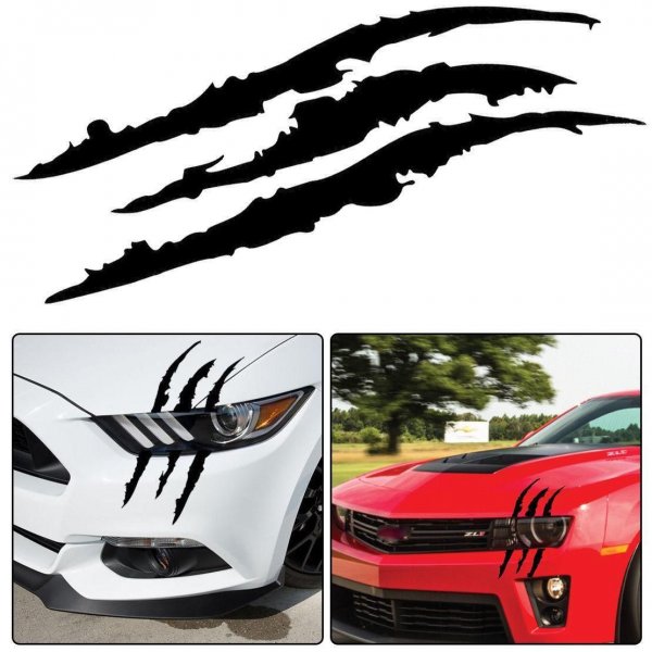 Наклейка когти на фару