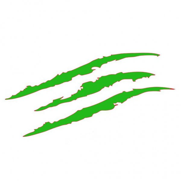 Наклейки на авто следы от когтей