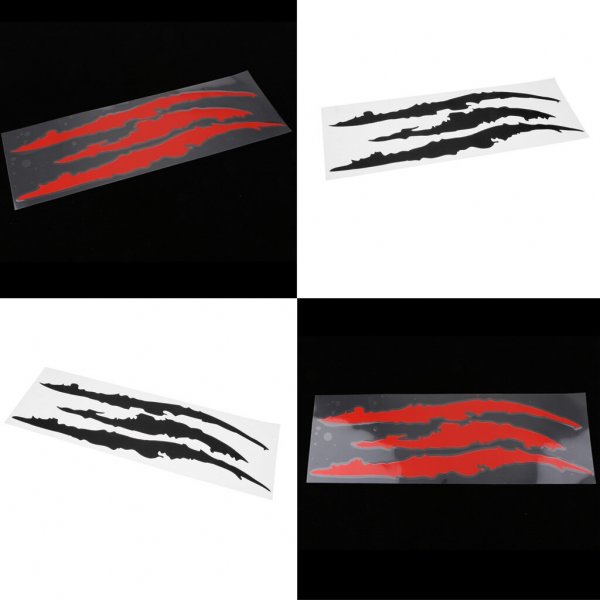 Красно черные наклейки