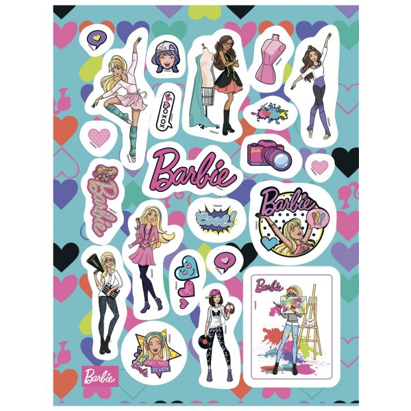 150 Наклеек. Барби