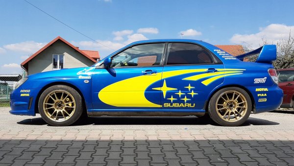 Наклейки на Субару Импреза