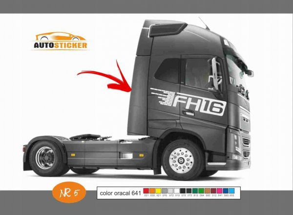 Викинг Вольво наклейка