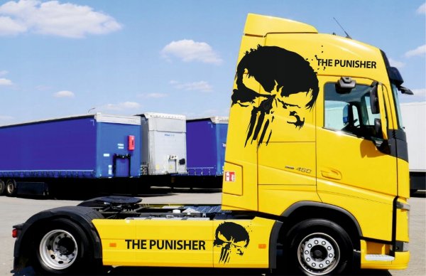 Наклейки на колпак Volvo