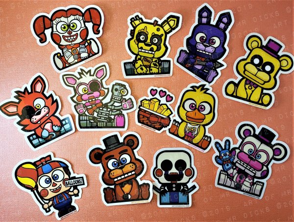 Стикеры по фнафу
