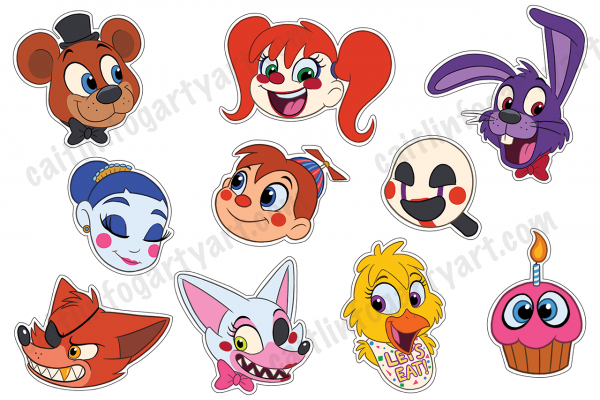 ФНАФ Стикеры наклейки