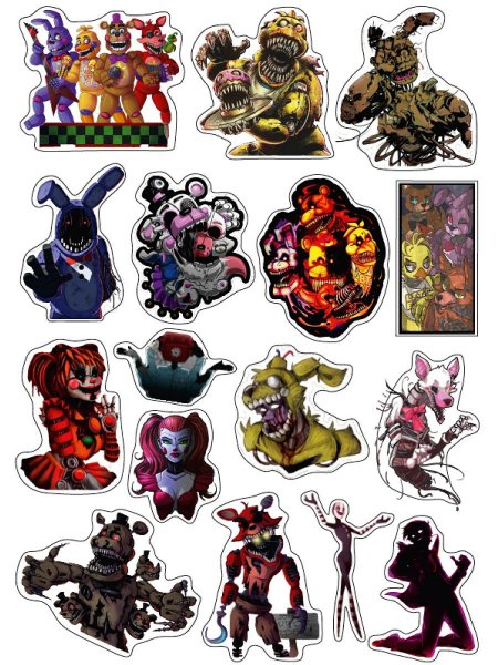 Стикеры по фнафу