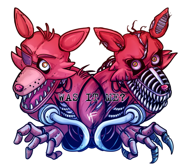 Аниме Чиби ФНАФ марионетка