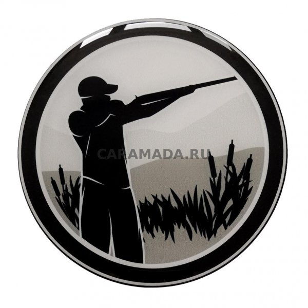 Наклейки на авто охотник