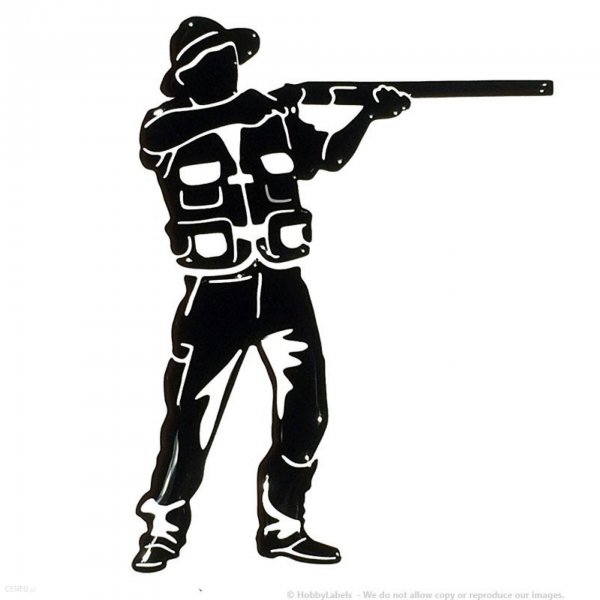 Наклейки на авто охотник