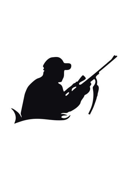 Автонаклейки охотник