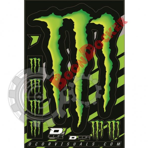 Наклейки монстр энэрджи