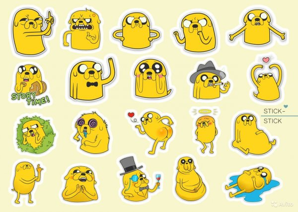 Жёлтые Стикеры для ЛД