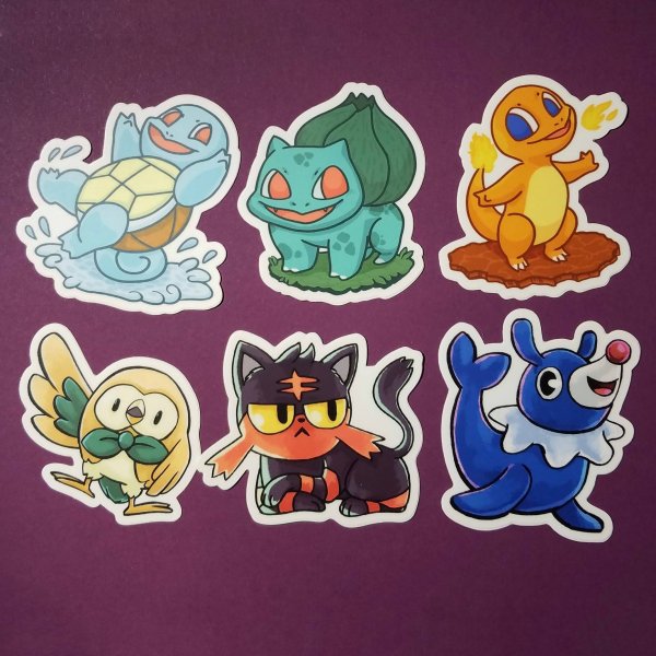 Стикеры покемоны