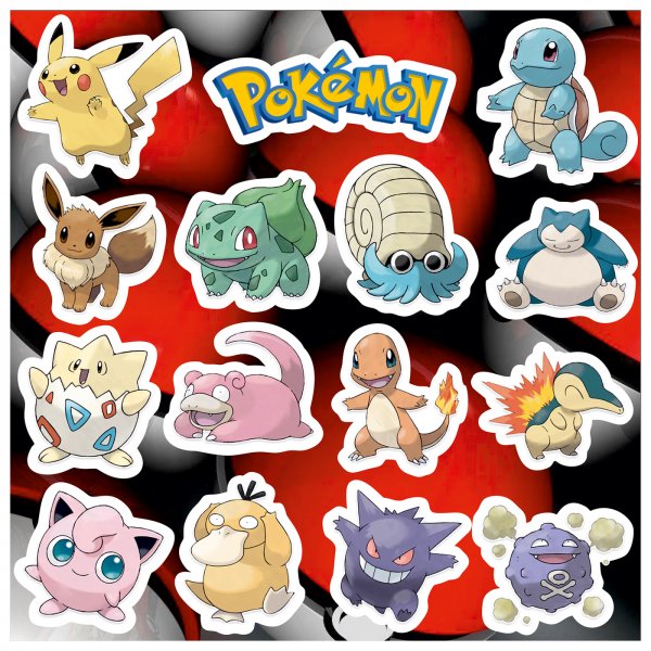 Наклейки покемоны 2000