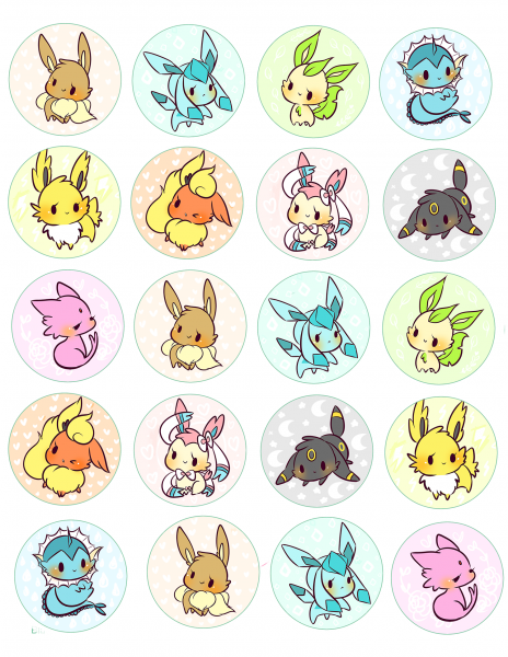 Милые Стикеры покемоны