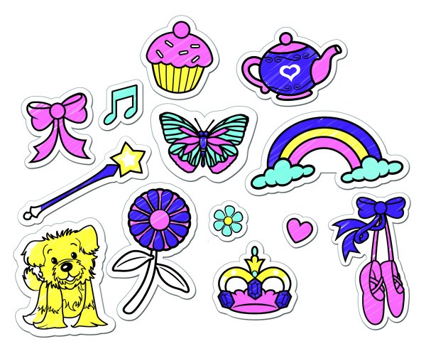 Маленькие наклейки