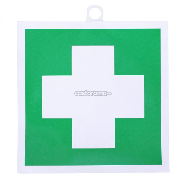 Знак медицинской аптечки зеленый