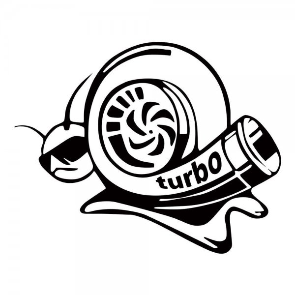 Наклейка турбина улитка