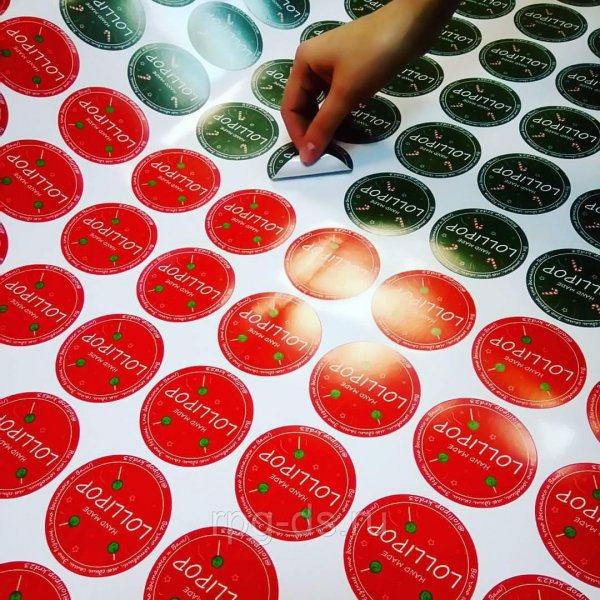 Наклейки с логотипом