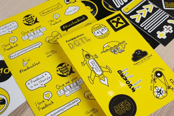 Стикеры типография