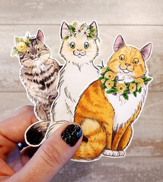Cute Cat Sticker