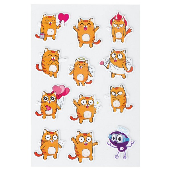 Наклейки котики