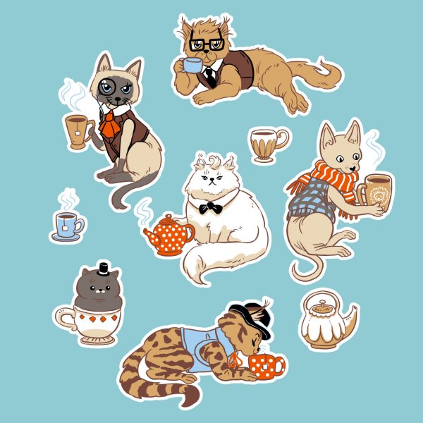 Стикеры кошечки