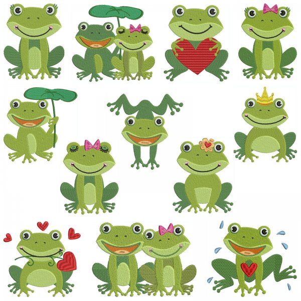 Наклейка - лягушка