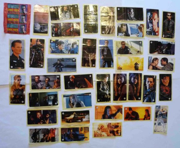 Наклейки Робокоп от жвачек