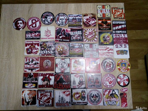 Наклейки Спартак периода 1935г 1949г