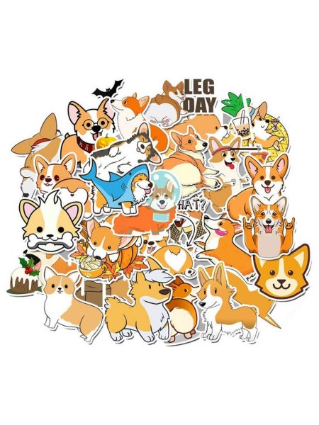 Стикеры корги