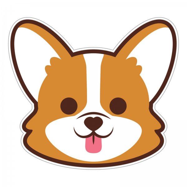 Корги набор стикеров