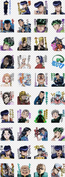 Аниме Стикеры Джоджо