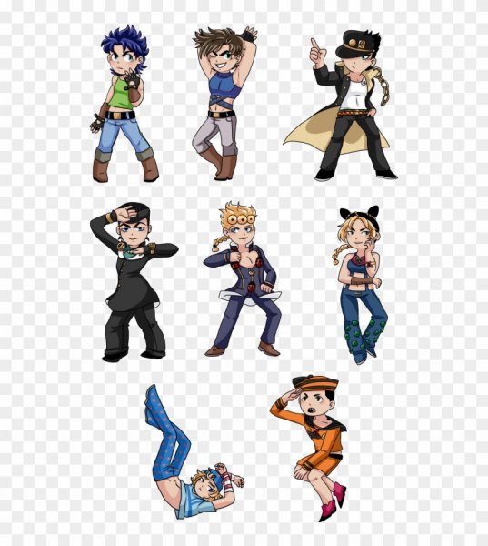 Джоджо наклейки