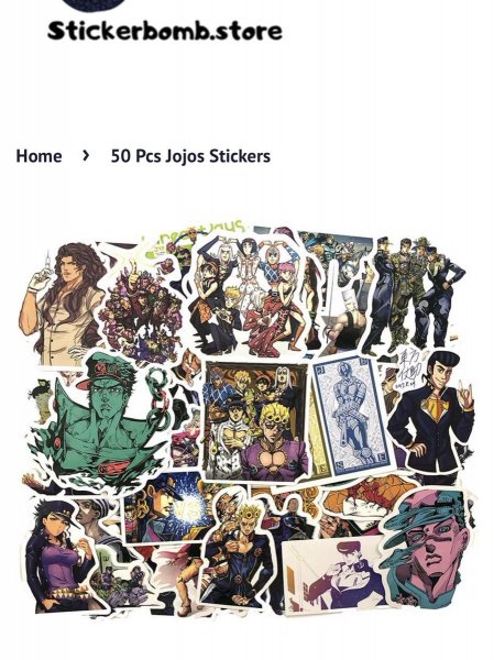 Стикеры Джоджо Манга