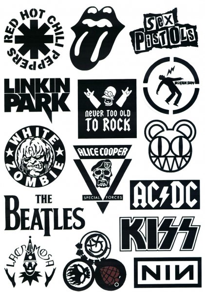 Стикеры рок