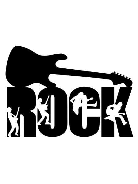 Рок надпись