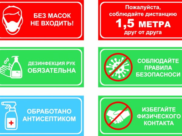 Использованные маски и перчатки