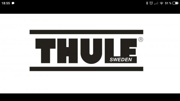 Thule Sweden наклейка